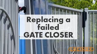 Replacing a FAILED Gate Closer with Locinox Mammoth Gate Closer [upl. by Nohsed]