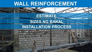 ESTIMATE  CHB WALL REINFORCEMENT [upl. by Nas704]