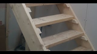 How to build Stairs Easy steps DIY staircase [upl. by Noam]