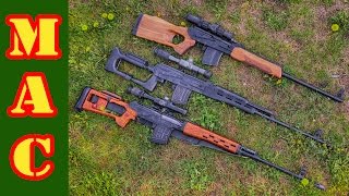 SVD vs PSL vs VEPR in 762x54R [upl. by Nohsram556]