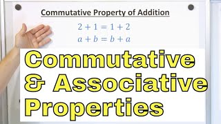 Learn the Commutative Associative Identity amp Zero Properties in Math  615 [upl. by Llij]