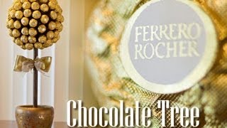 How to Make a Ferrero Rocher Chocolate Tree [upl. by Morrill]