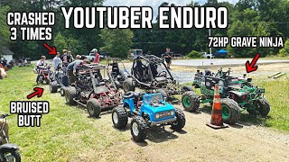 2021 BACKYARD 500 10Way YouTuber Enduro Race [upl. by Edeline]