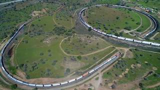 Tehachapi Loop in 4K [upl. by Aynatahs]