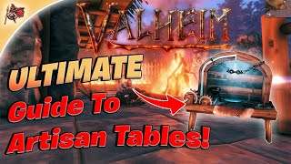 Valheim  Ultimate Guide To Artisan Tables Walkthrough  Guide [upl. by Danie]