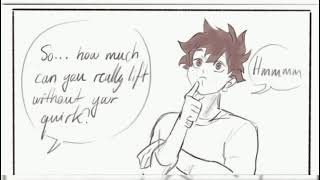 BNHA Comic Dub Aoyamas Request Deku is Ripped sequel [upl. by Otti]