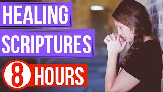 Healing Scriptures Bible verses for sleep with Gods Word ON Peaceful Scriptures [upl. by Orlina]