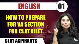 English 01  How To Prepare for VA Section For CLAT AILET  CLAT [upl. by Donnie201]